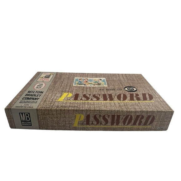 Vintage 1962 Milton Bradley Password Board Game #4260 Complete - Picture 1 of 10